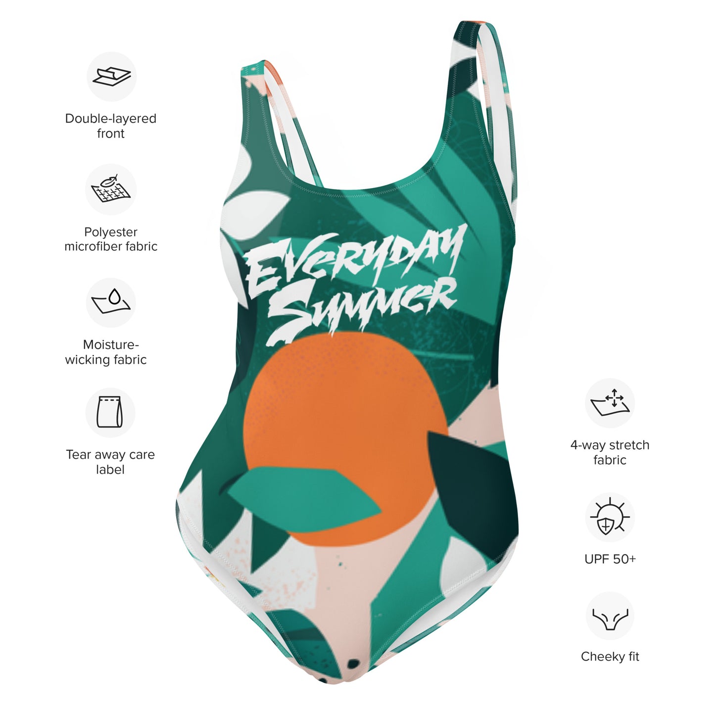 Palm One-Piece Swimsuit