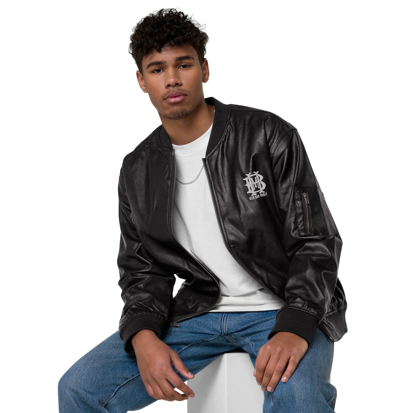 Monarch Leather Bomber