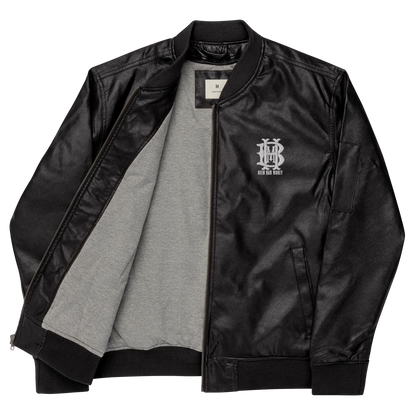 BHM Leather Bomber Jacket